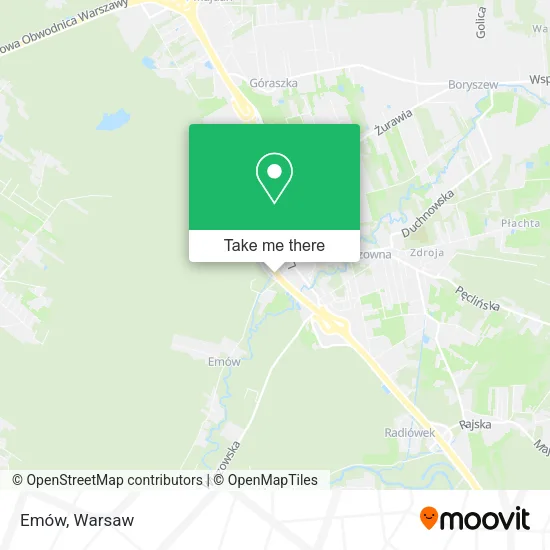 Emów map