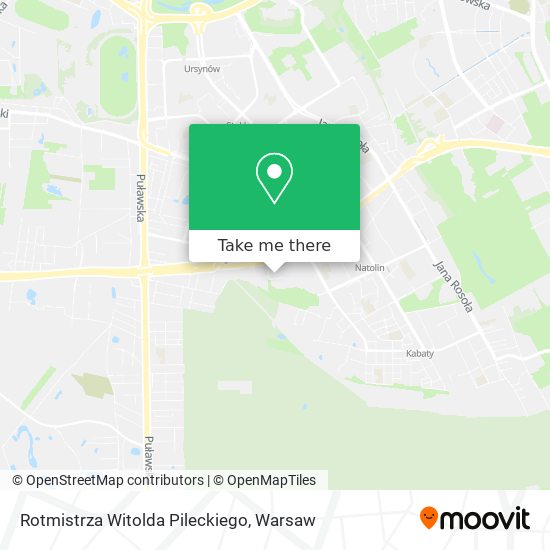 Rotmistrza Witolda Pileckiego map