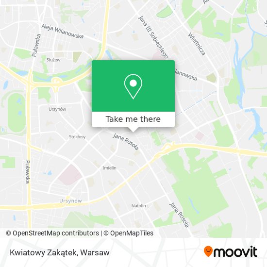 Kwiatowy Zakątek map