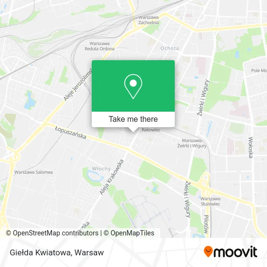 Giełda Kwiatowa map