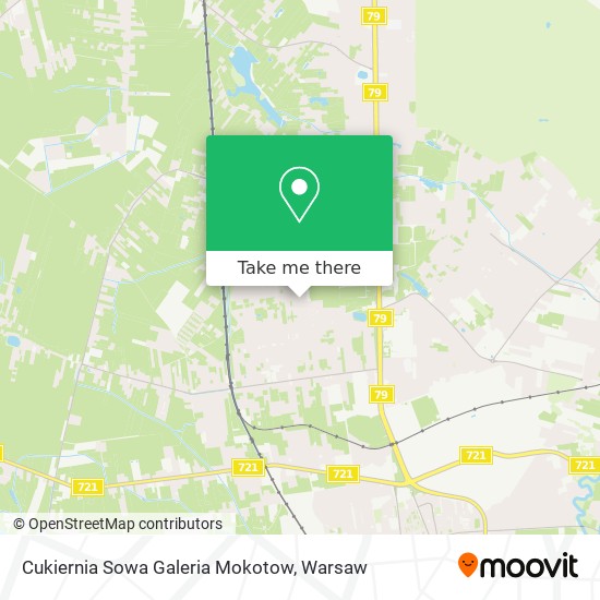 Cukiernia Sowa Galeria Mokotow map