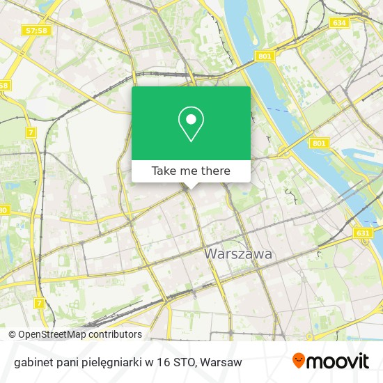 gabinet pani pielęgniarki w 16 STO map