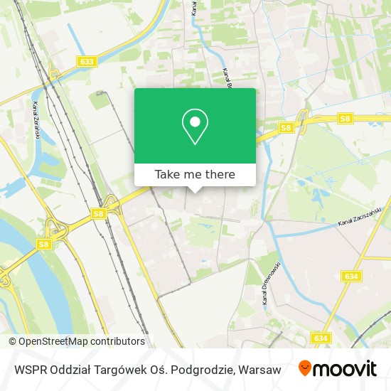 Карта WSPR Oddział Targówek Oś. Podgrodzie