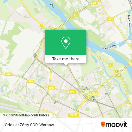 Oddział Żółty SOR map