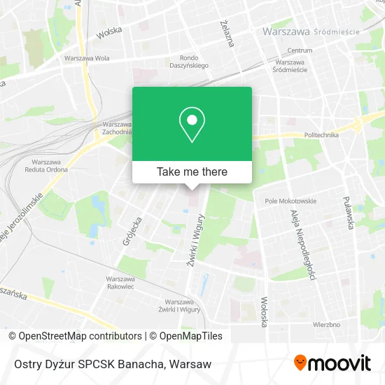 Ostry Dyżur SPCSK Banacha map