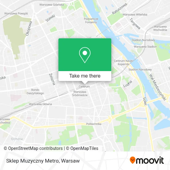 Sklep Muzyczny Metro map