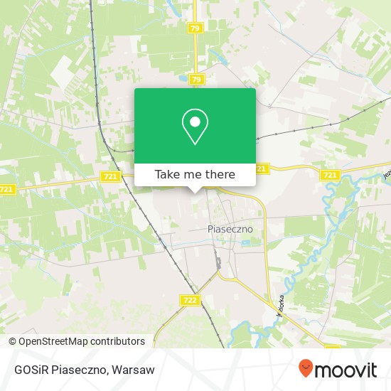 GOSiR Piaseczno map