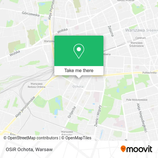 OSiR Ochota map