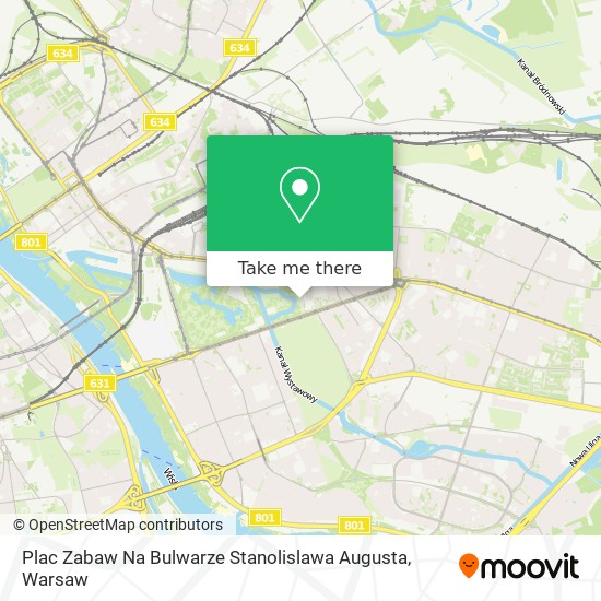 Plac Zabaw Na Bulwarze Stanolislawa Augusta map