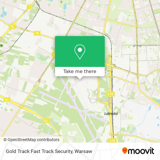 Gold Track Fast Track Security map