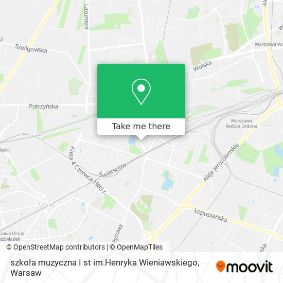 szkoła muzyczna I st im.Henryka Wieniawskiego map