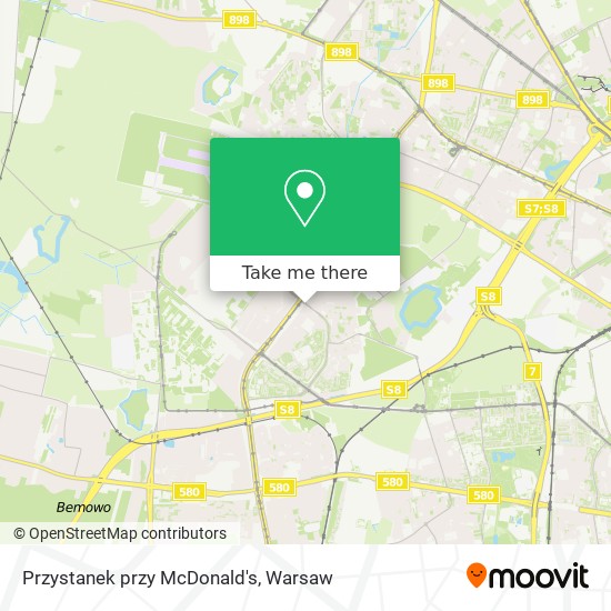 Przystanek przy McDonald's map