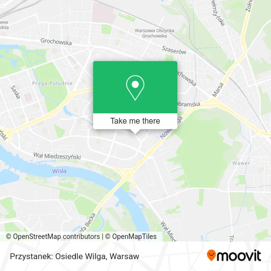 Przystanek: Osiedle Wilga map