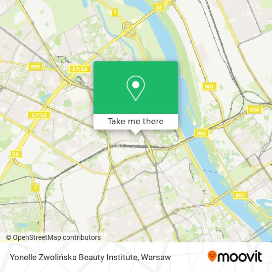 Yonelle Zwolińska Beauty Institute map