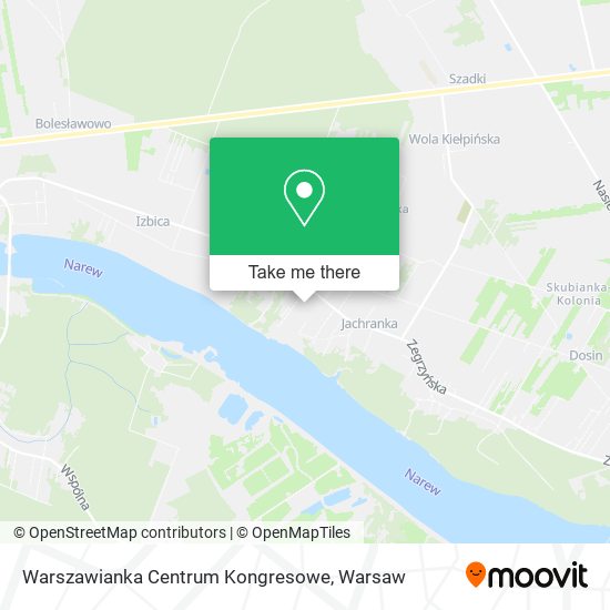 Warszawianka Centrum Kongresowe map