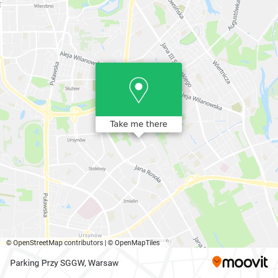 Parking Przy SGGW map