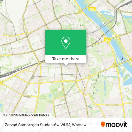 Zarząd Samorządu Studentów WUM map