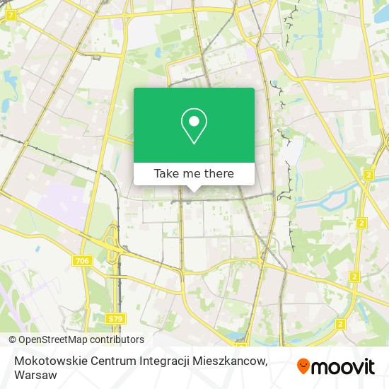 Mokotowskie Centrum Integracji Mieszkancow map