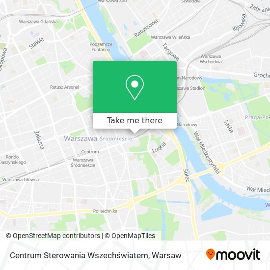 Centrum Sterowania Wszechświatem map