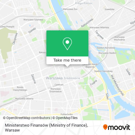 Ministerstwo Finansów (Ministry of Finance) map