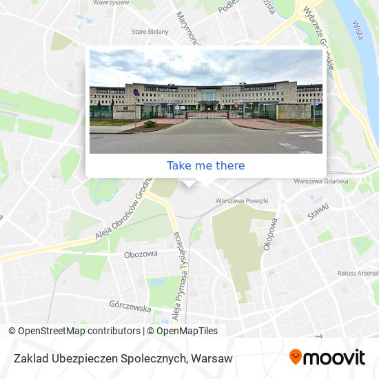 Карта Zaklad Ubezpieczen Spolecznych