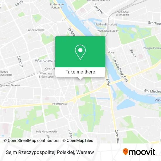 Sejm Rzeczypospolitej Polskiej map