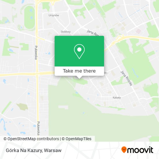 Górka Na Kazury map