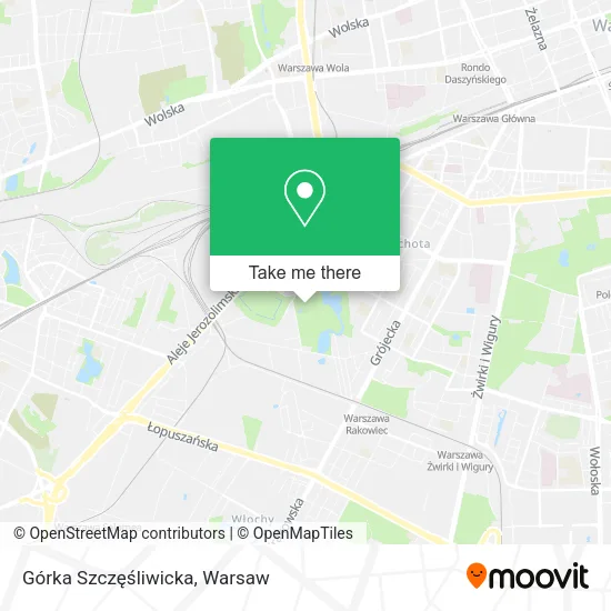 Górka Szczęśliwicka map