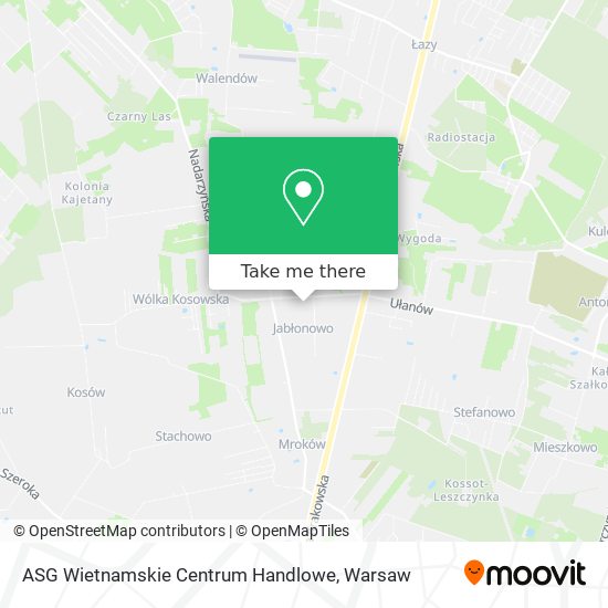 ASG Wietnamskie Centrum Handlowe map