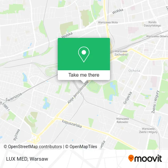 LUX MED map