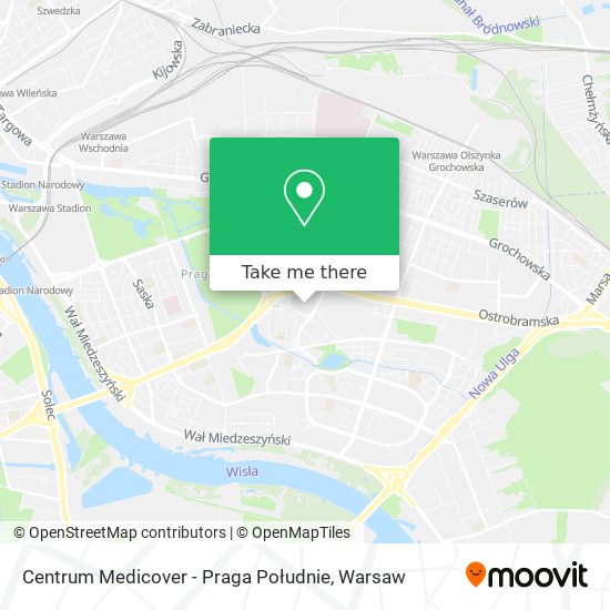 Centrum Medicover - Praga Południe map