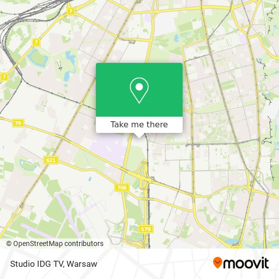 Studio IDG TV map