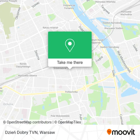 Dzień Dobry TVN map