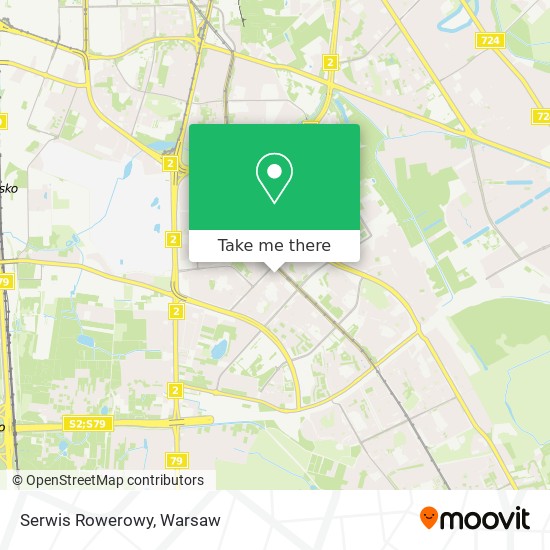 Serwis Rowerowy map