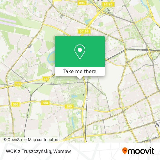 WOK z Truszczyńską map