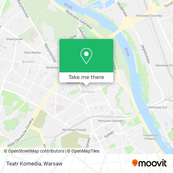 Teatr Komedia map