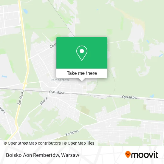 Boisko Aon Rembertów map