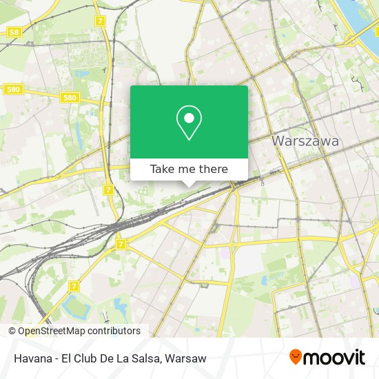 Havana - El Club De La Salsa map