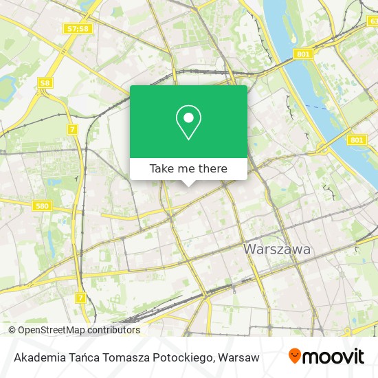 Akademia Tańca Tomasza Potockiego map