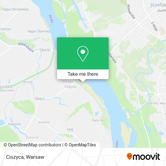Ciszyca map