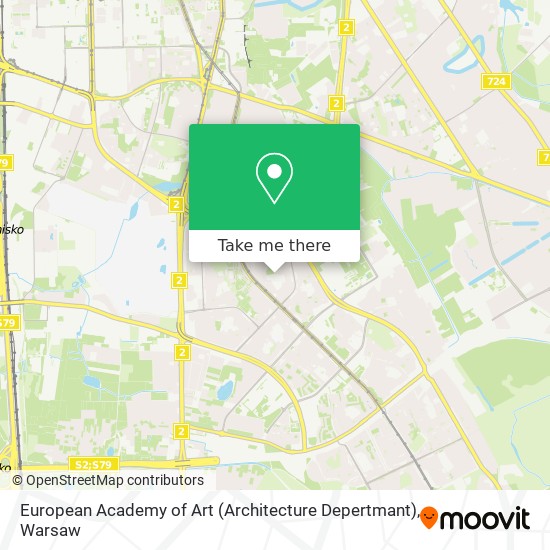 European Academy of Art (Architecture Depertmant) map