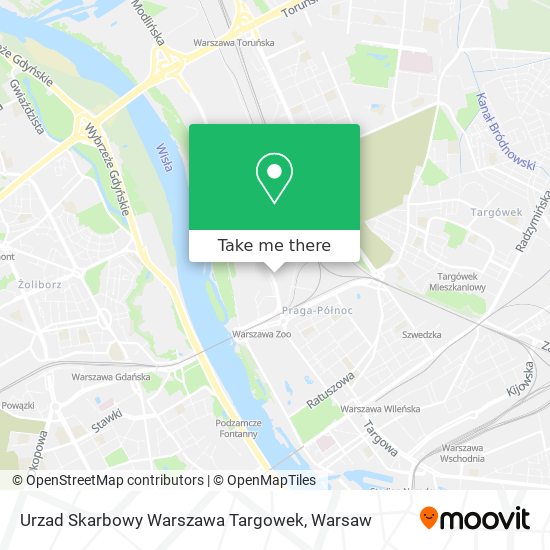 Карта Urzad Skarbowy Warszawa Targowek