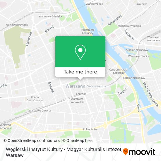 Węgierski Instytut Kultury - Magyar Kulturális Intézet map