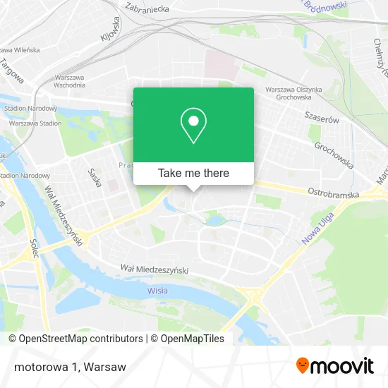 motorowa 1 map