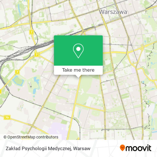 Zakład Psychologii Medycznej map