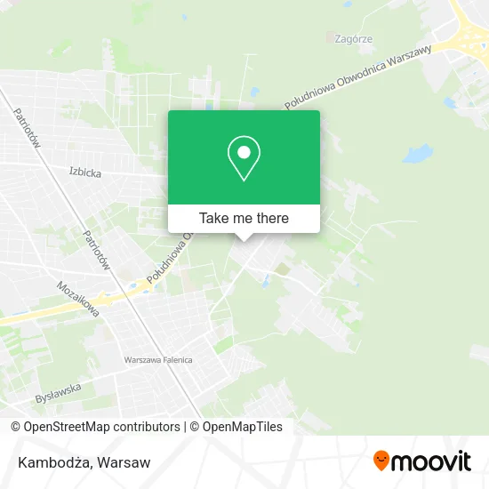 Kambodża map
