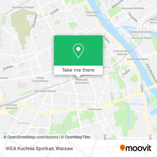 IKEA Kuchnia Spotkań map