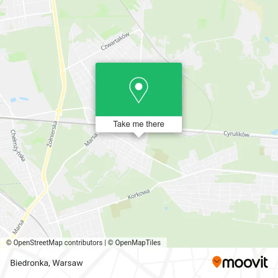 Biedronka map