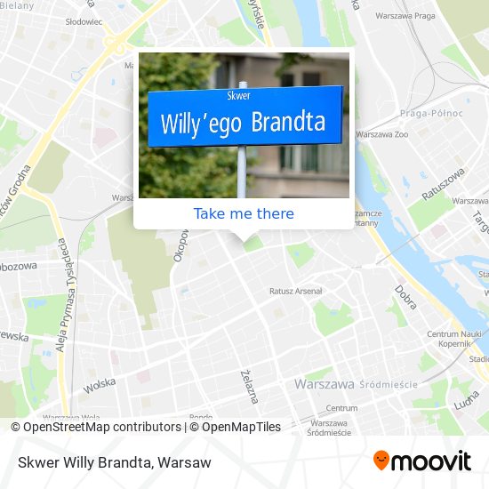 Skwer Willy Brandta map