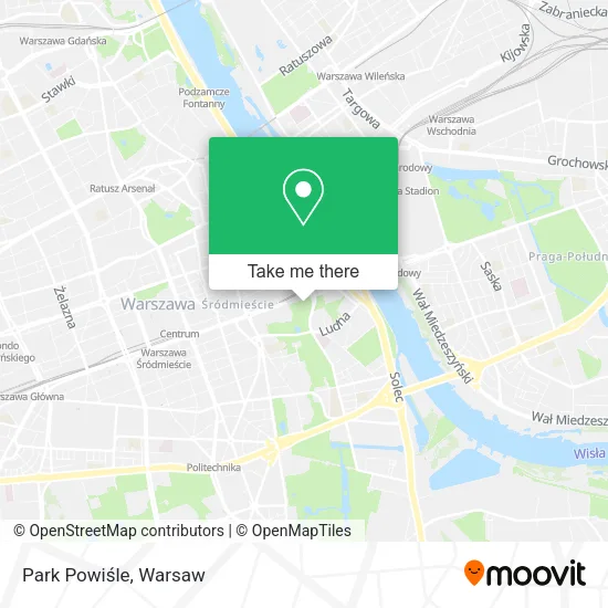 Park Powiśle map